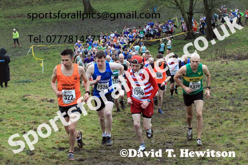 Senior mens 2022 North Eastern Harrier League, Thornley Farm, Peterlee, County Durham. Photo: David T. Hewitson/Sports for All Pics